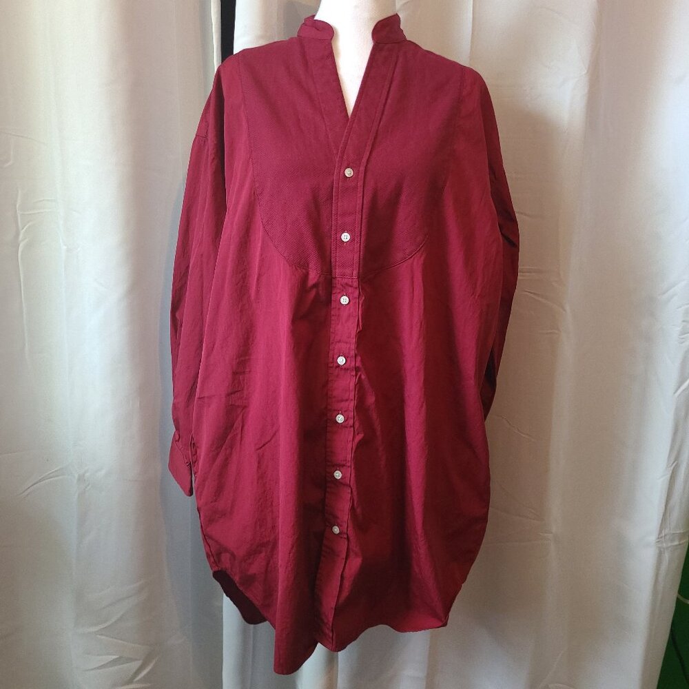Woman's Frank & Eileen - Tori style top - XS - Oversize - Tuxedo shirt